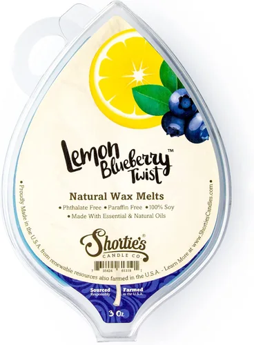 Vista 9 de Shortie's Candle Company Coconut Lime Verbena - Cera de soja natural para derretir – 1 barra altamente perfumada de 3 onzas – Fabricado con 100%