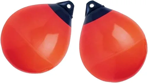 Vista 7 de X-Haibei Par de Defensas de Barco Bola Redonda Boya de Ancla, Bola Amortiguadora de Muelle Protección de Escudo de Vinilo Inflable Boyas de Amarre