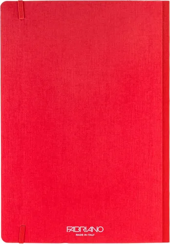 Vista 9 de Fabriano Ecoqua Plus Cuaderno encuadernado en tela, 8.3 x 11.7 pulgadas, A4, forrado, negro