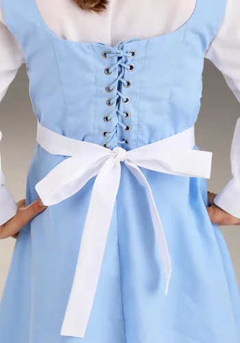 Vista 8 de Vestido de disfraz azul de Bella y la Bestia para niños pequeños