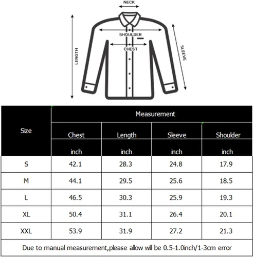 Vista 7 de Camisas a cuadros con botones para hombre, ajuste regular, manga larga, camisas de negocios casuales