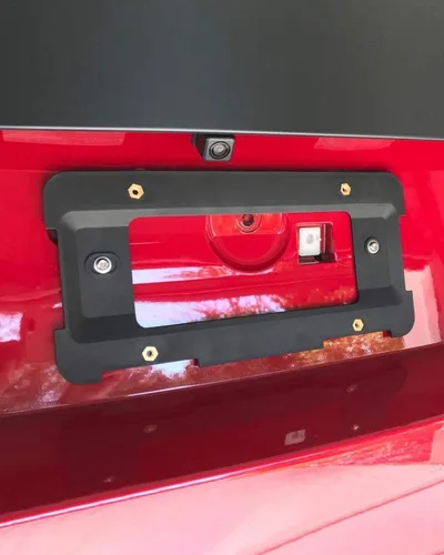 Vista 6 de JOYTUTUS Soporte de Marco de Matrícula Trasero Compatible con BMW 2005-2023 1 2 3 4 5 6 Serie X 2002-2019 Mini Cooper