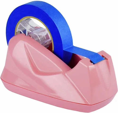 Vista 12 de Acrimet Dispensador de cinta de escritorio prémium con base antideslizante Jumbo (color negro)