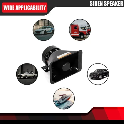 Vista 5 de Altavoz de sirena de alto rendimiento compatible con cualquier 100-200 vatios 100W 200W