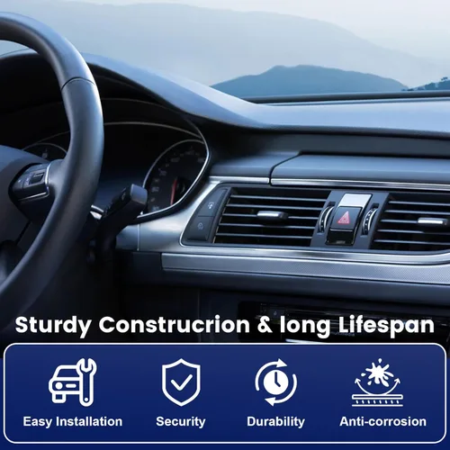 Vista 5 de Cilindro de bloqueo de interruptor de encendido compatible con Chrysler Durango Dakota Ram 1500 2500 3500 2001-2010 Pickup Truck Van Reemplazar OEM