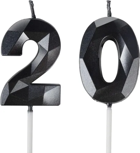 Vista 181 de Velas Número 1, Velas de Primer Cumpleaños, Vela Roja de Feliz Cumpleaños para Pastel, Decoraciones de Cobertura de Pastel de Diseño 3D para Niñas