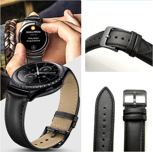 Vista 5 de Correa de reloj de 0.78 pulgadas compatible con Samsung Galaxy Watch 7, 6, 5, 4, FE de 1.732 pulgadas, 1.575 pulgadas, Galaxy Watch 4/6 Classic