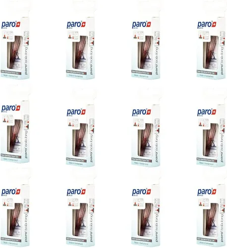 Vista 7 de Paro Isola Long Cepillo espiral interdental extra largo fácilmente doblado Herramienta de limpieza dental Rojo, 0.028-0.118 in