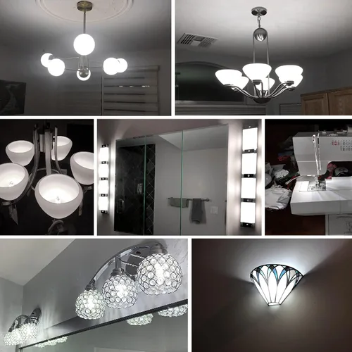 Vista 4 de ALIDE - Bombillas LED E12 de 100 W, equivalentes a 100 W, C7,2700 K cálidas