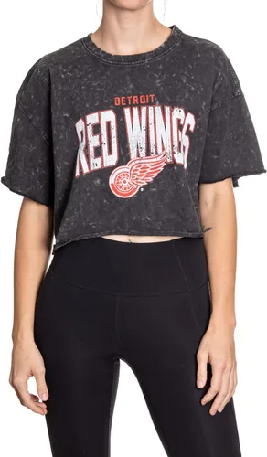 Vista 13 de Calhoun NHL Surf & Skate Camiseta de mujer de corte amplio con hombros caídos y lavado ácido