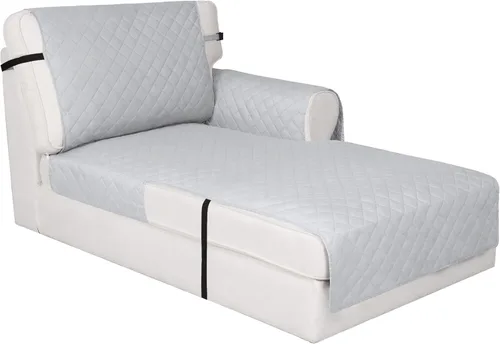 Vista 349 de Easy-Going - Funda reversible para sofá reclinable, resistente al agua, protector de muebles con correas elásticas, para mascotas y niños