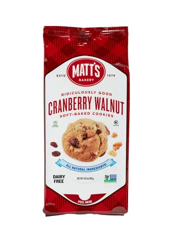 Vista 11 de Matt's Bakery Galletas de avena y pasas Horneadas suavemente, ingredientes no transgénicos, totalmente naturales; Paquete individual de galletas