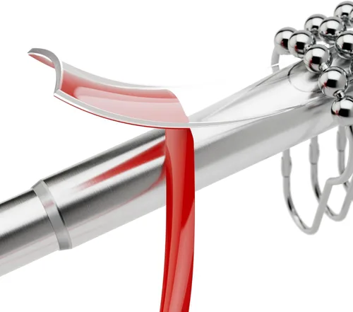 Vista 41 de Amazer - Juego de 12 ganchos decorativos para cortina de ducha de acero inoxidable para barras de cortinas de baño, blanco acrílico