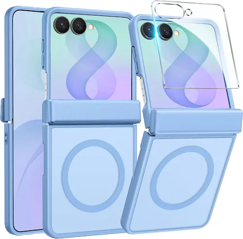 Vista 1776 de FNTCASE Funda para Motorola Moto G-Stylus-5G-2025: Funda magnética translúcida mate a prueba de golpes para Moto G Stylus 2026, funda protectora
