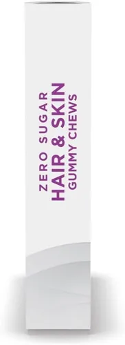 Vista 3 de Nordic Naturals Gomitas masticables para el cabello y la piel sin azúcar, limonada de fresa, 27 gomitas masticables - Biotina + GLA de aceite