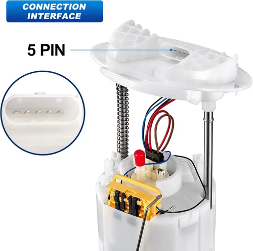 Vista 4 de Conjunto de bomba de combustible compatible con Chrysler 300 2005-2015, compatible con Dodge Challenger 2008 2011-2015, para cargador 2007-2014