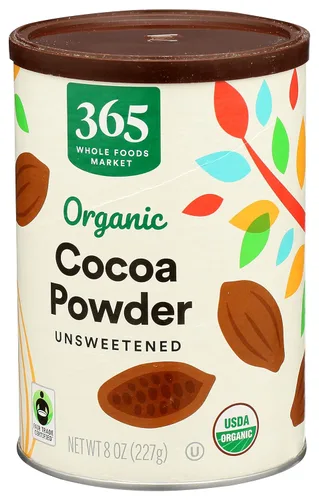 Vista 2 de 365 by Whole Foods Market, Cacao orgánico en polvo, sin azúcar, 8 onzas