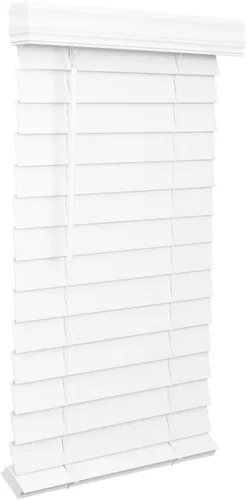 Vista 9 de Lotus & Windoware Sin Cable, Persiana de Madera Sintética de 2-1/2 Pulgadas, Persianas para Ventanas, Persianas y Cortinas, Persianas para Ventanas