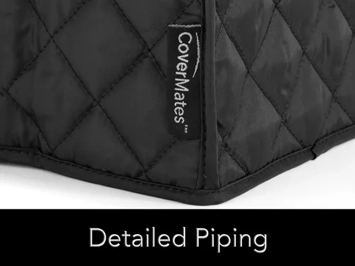 Vista 6 de Covermates Keepsakes - Funda para cafetera, protección contra el polvo, resistente a las manchas, lavable, funda para electrodomésticos, color negro