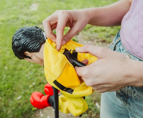 Vista 6 de Rocky Reachers Rocky Balboa - Marioneta de boxeo de 13 pulgadas Coleccionables de películas retro de los 80