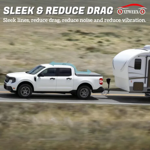 Vista 7 de Funda enrollable suave para cama de camioneta de 5.5' (67") compatible con Ford F-150 de 5.5 pies de 2004 a 2026 Vinilo duradero e impermeable