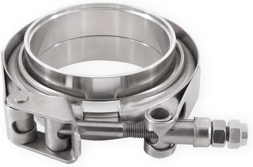 Mishimoto - MMCLAMP-VS-15 Abrazadera de banda en V de acero inoxidable, 1.5" (38.1mm) Plata
