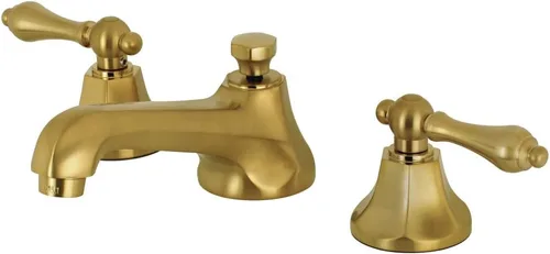 Vista 10 de Kingston Brass KS4463AL Grifo de baño extendido de 8 pulgadas, latón antiguo