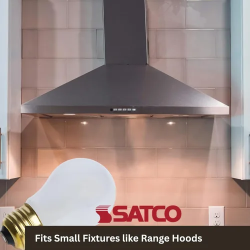 Vista 5 de Satco S4881-Bombillas incandescentes A15 de 40 vatios para electrodomésticos pequeños, a prueba de roturas, 130 voltios, base E26, acabado