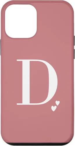 Vista 16 de Pink Personalized Initial Letter D Case for iPhone 16