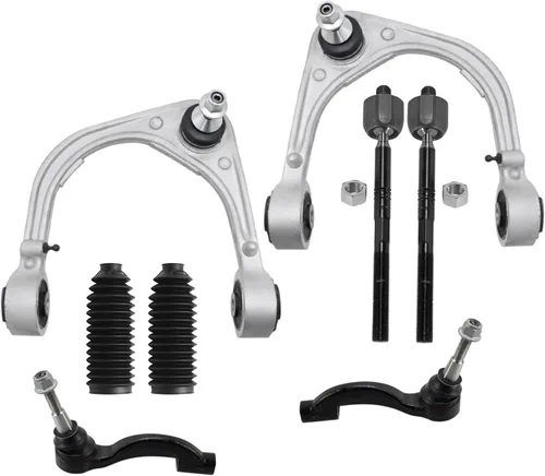 Vista 151 de Detroit Axle - Kit de suspensión frontal de 8 piezas para Chevy GMC Silverado Sierra Suburban 1500 Yukon Avalanche Cadillac Escalade brazos