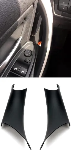 Vista 7 de Gelunxin - Cubierta de manija de puerta para BMW 320, 328, 330, 335, M3 2012-2018 y BMW 428, 435, M4 2014-2017