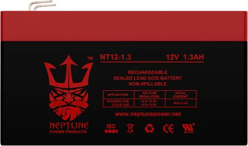 Vista 2 de Neptune - Batería SLA de repuesto para Ultratech Power Products original UT1213 12 V 1,3 Ah