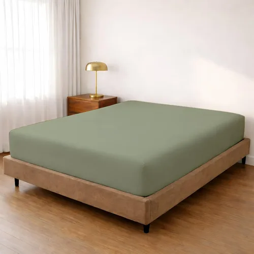 Vista 8 de MyGiza Sheets Sábana Bajera Ajustable con Bolsillo Profundo de 18 Pulgadas, 100% Algodón Egipcio Giza, Borgoña