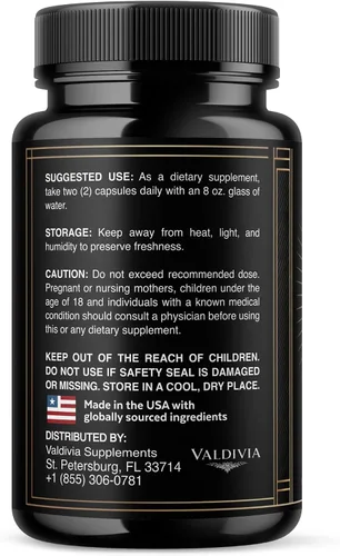 Vista 7 de Valdivia SodaPeak Capsules, suplemento de apoyo masculino, paquete de 1