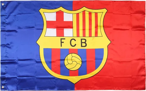 GLUUGES Bandera de Club de Fútbol 3×5 Pancarta de Equipo de Fútbol para Uso de Fanáticos del FC en Interiores o Exteriores