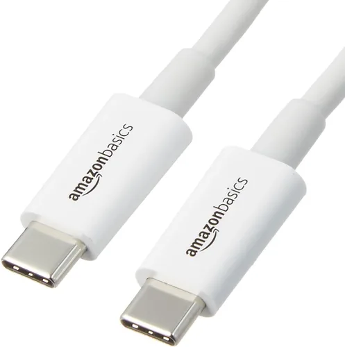 Vista 14 de Amazon Basics - Cable de carga rápida USB-C a USB-C 2.0, velocidad de 480Mbps, certificado USB-IF, para Apple iPhone 16/15, iPad, Samsung Galaxy