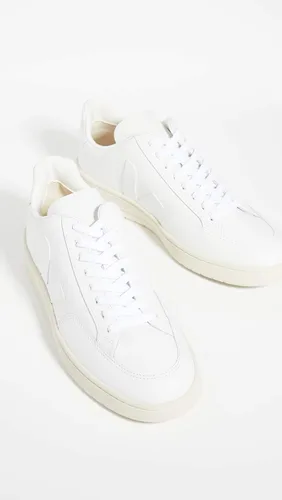 Vista 3 de Veja Tenis de cuero V-12 para hombre, Blanco
