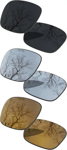 Vista 24 de ToughAsNails Set of 3 Replacement Lenses for Oakley Jupiter Squared Pack