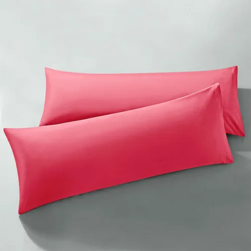 Vista 15 de MILVOWOC - Juego de 2 fundas de almohada de microfibra cepillada tamaño estándar, color naranja quemado, juego de fundas de almohada antideslizante