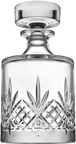 Vista 2 de Godinger Decantador de whisky Colección Dublín, para licor, whisky escocés, vodka o vino, redondo