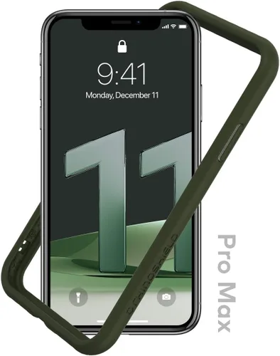 Vista 24 de RhinoShield CrashGuard NX - Funda protectora de diseño delgado absorbente de golpes compatible con iPhone 11 Pro Max, protección contra caídas de 11