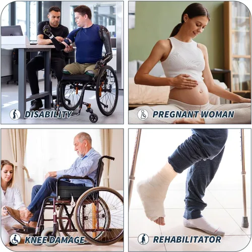 Vista 3 de Asiento de inodoro alargado elevado para personas mayores, Cierre Lento, Asiento de inodoro elevado, Resistencia Pesada, Nunca se afloja, Asiento