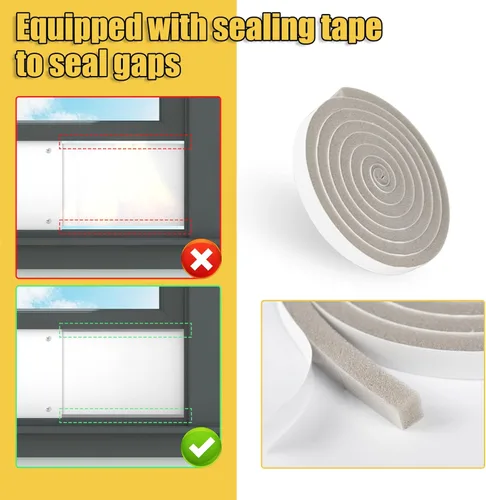 Vista 5 de Kit de ventana de ventilación de secadora para manguera de ventilación de secadora de 4 pulgadas, con cubierta de ventilación de secadora de cierre