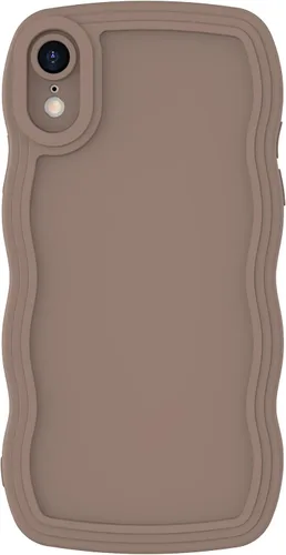 Vista 62 de Anuck Funda para iPhone 11 Case Wave, diseño de marco ondulado para mujeres y niñas, linda funda de teléfono estética ondulada de color sólido, TPU