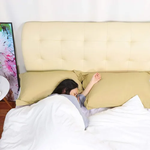 Vista 6 de uxcell Paquete de 2 fundas de almohada de microfibra cepillada suave con cierre de sobre, estándar (20 x 26 pulgadas), color verde aguacate