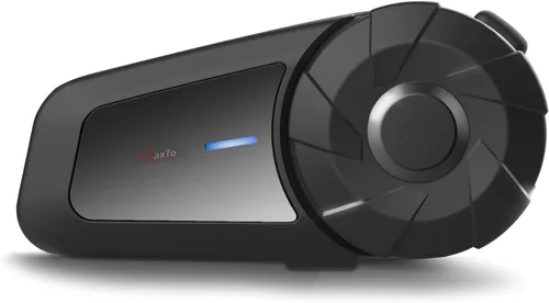 Vista 13 de QSPORTPEAK Intercomunicador de auriculares Bluetooth para casco de motocicleta, M2 dúplex completo inalámbrico para 6 conductores/alcance 3,280.8