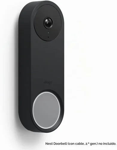 Vista 7 de elago Funda de silicona para Google Nest Hello Video Doorbell Negro