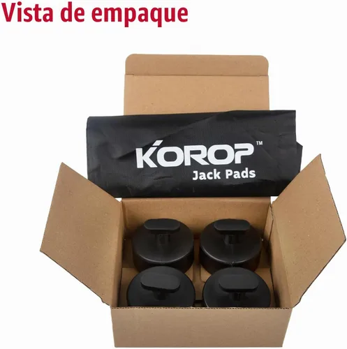 Vista 6 de Almohadilla de elevación (4 unidades) compatible con Chevy Corvette C5 C6 C7 C8, adaptador de punto de elevación de goma Jack Pucks con bolsa