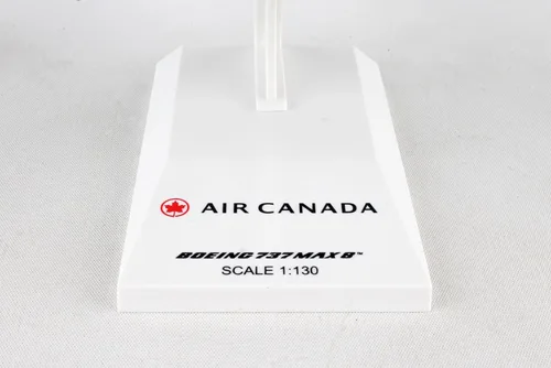 Vista 6 de Skymarks Air Canada 737 Max8 1/130 - Avión coleccionable de plástico moldeado por inyección para niños a partir de 14 años