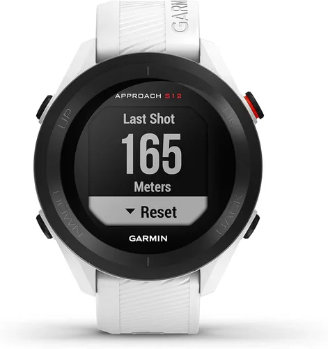 Vista 4 de Wearable4U - Reloj Garmin Approach S12 GPS Premium para Golf, Blanco con Paquete de Energía